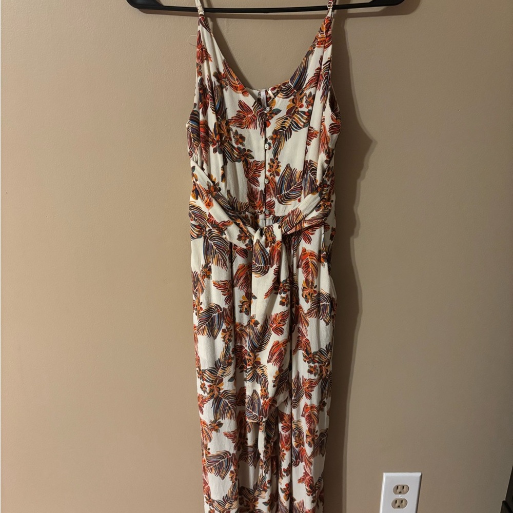 Free People Tropical Jumpsuit